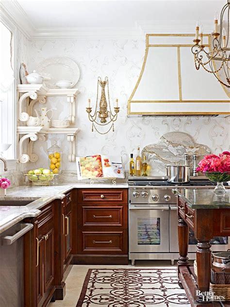 Want to add an accent wall to your home? 16 Creative Ways to Use Wallpaper in the Kitchen | Kitchen ...
