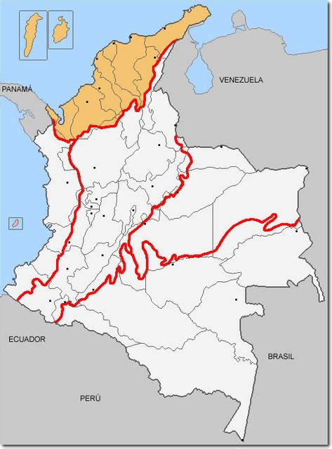 Desiertos De Colombia Mapa