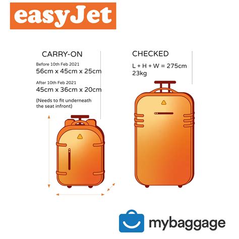 Read about cabin baggage allowance and limitations on board. EasyJet 2021 Baggage Allowance | My Baggage