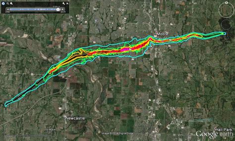 Smith was asked if the el reno tornado was worse or stronger than the f5 central oklahoma. Moore EF5 Tornado May 20 2013 damage map path ((NEW) Nov-22 2014 update) - Google Earth Community