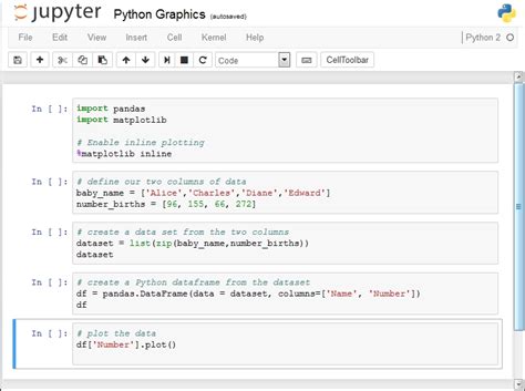 If using a macos, check the python version by entering the following command in the terminal: Python graphics in Jupyter - Learning Jupyter