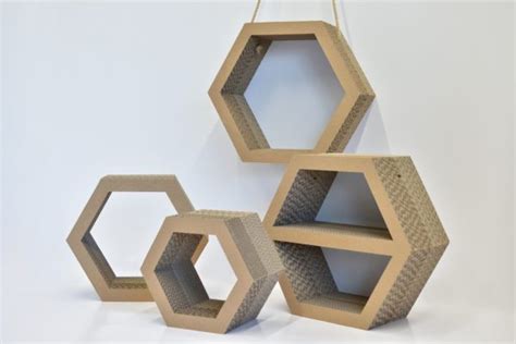 Cardboard Hexagon Shelf Ideas For Home Buy It Online