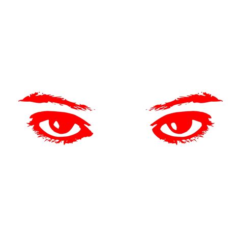 Angry Eyes Expression Transparent Png Svg Vector File
