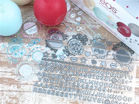 Just download our free eos lip balm spring printable, and print onto cardstock. eos Holiday 2015 Collection Decorate Your Own Lip Balms Trio Set: Review | The Happy Sloths ...