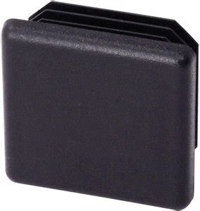 These caps are for use with pipe and round tubing. 9755-Plain 1.5" Polypropylene Square Tube End Cap | Fastenal
