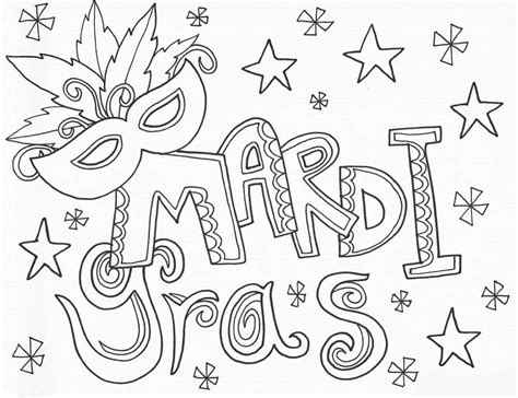 Mardi gras coloring pages can help you enjoy the celebration that much more. Free Printable Mardi Gras Coloring Pages For Kids