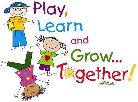 Clipart Of The Play Learn And Grow Together Free Image Download