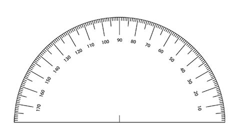 free printable protractor template paper protractor