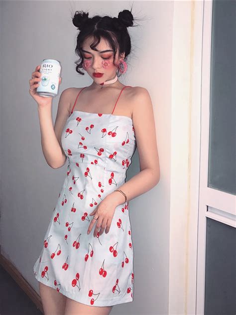 🍒🍒🍒 Nothing Is Better Than A Summer Cherry Dress ‿ Size S Bust 88cm