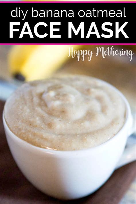 Stir and let it sit for a few minutes until all the oatmeal is plump and moist. DIY Banana Oatmeal Face Mask | Oatmeal face mask recipe ...