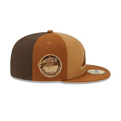 New Era Colorado Rockies Tri Tone Brown 2023 59fifty Fitted Hat