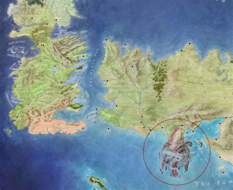 Where Is Valyria Fantastic Maps