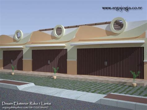 Hanya memiliki lt 72 m dan lb 91 m, rumah berlantai 2 ini sudah dilengkapi dengan 3 kamar tidur dan 2 kamar mandi. Desain Fasad Eksterior Ruko 1 Lantai | Blognya Wong Sipil ...