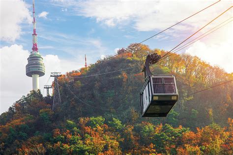 Cable Car To Seoul N Tower Photograph By Anek Suwannaphoom Pixels