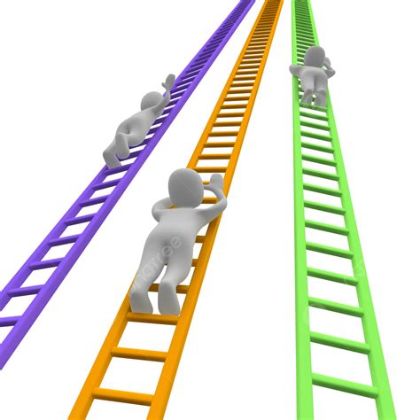 Competition And Ladders Graphic Success Business Png Transparent
