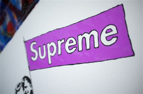 Supreme Steve Purple Box Logo A European Bob Production