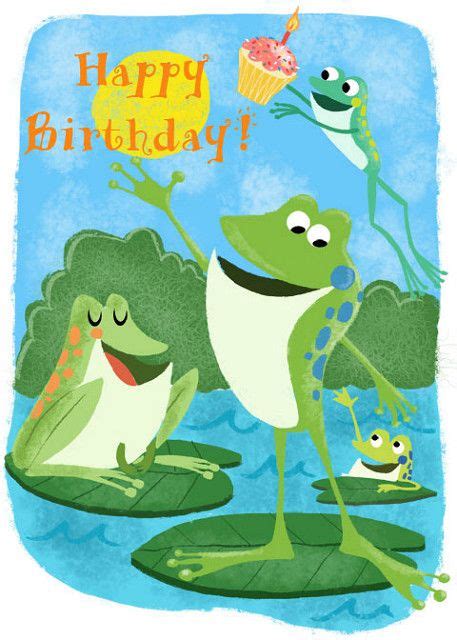 Frog Birthday Happy Birthday Frog Happy Birthday Cards Happy