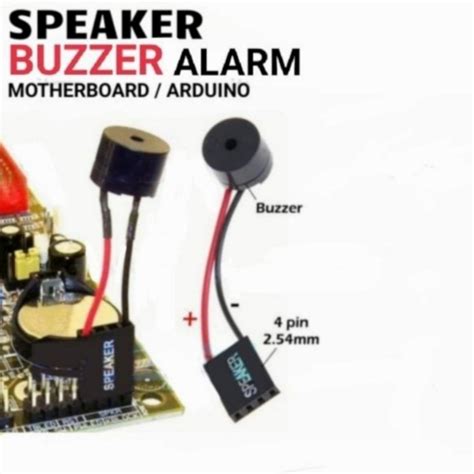Buzzer Pc Arduino Speaker Motherboard Alarm Komputer Bios Code Beeps Pusat Komputer Rakitan