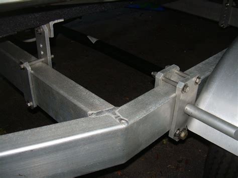Fully Adjustable Brackets For Bunks And Axle Notice All Plates Are