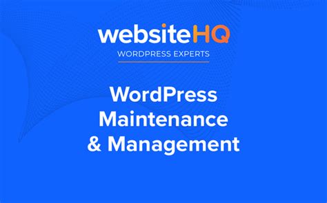 Wordpress Maintenance Plans By Website Hq In Jacksonville Fl Alignable