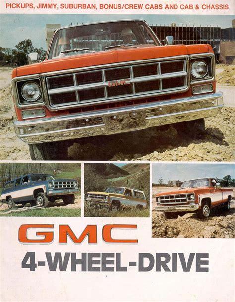 1977 Chevrolet And Gmc Truck Brochures 1977 Gmc 4wd 01