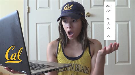 Reacting to my College Grades | UC Berkeley Spring Semester - YouTube