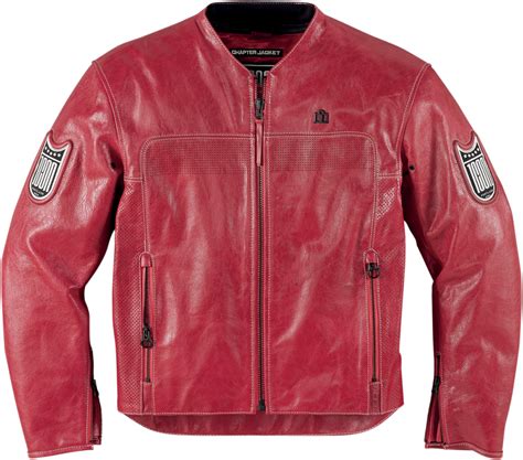 Icon 1000 Chapter Jacket Harmonic Red Products Ride Icon