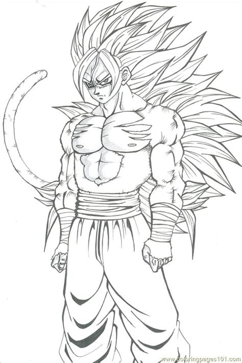 Desenhos De Goku Para Colorir E Imprimir Páginas Para Colorir Goku