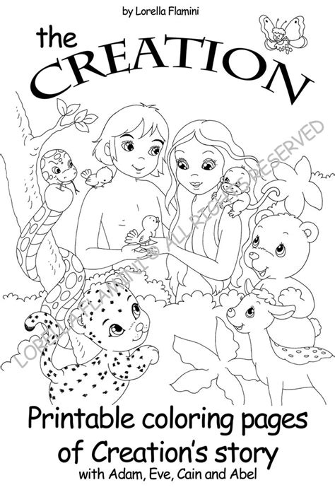 37 Printable Bible Coloring Pages Creation Inactive Zone