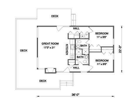 Bathrooms 1 bath 1½ bath 2 bath 2½ bath 3 bath 3½ bath 4+ baths. House Plan 94307 - Cabin Style with 788 Sq Ft, 2 Bed, 2 3 ...