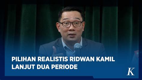 Ridwan Kamil Masih Menunggu Parpol Pengusung Sebagai Capres 2024 Youtube