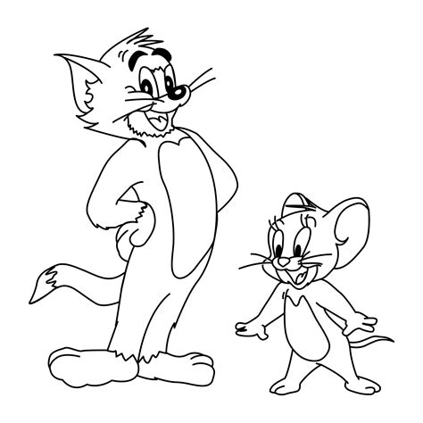 Tom and jerry coloring pages download and print for free