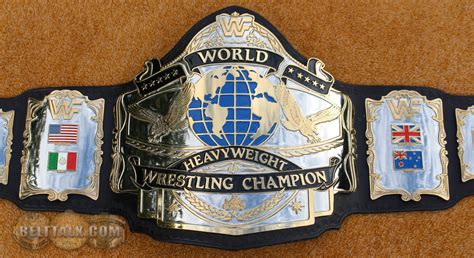 Wwf Andre Heavyweight 87 24k Gold Zinc Championship Belt Signed