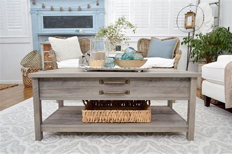 Better Homes And Gardens Modern Farmhouse Lift Top Coffee Table Rustic