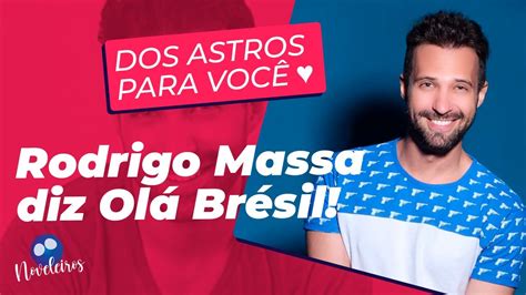 A Cor da Paixão Rodrigo Massa manda recado especial assista a novela na Guigo TV YouTube