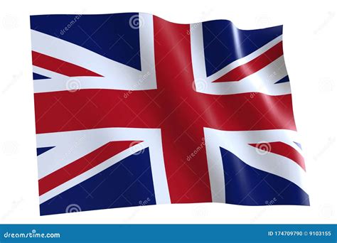 National Flag Of The United Kingdom Union Flag Or Union Jack Stock