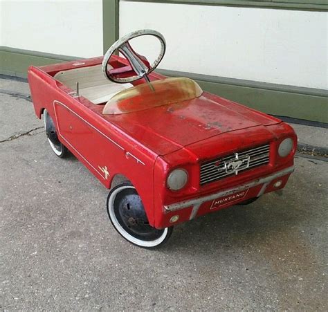 Rare Amf 1964 Ford Mustang Pedal Car Ride On Toy Original Ride On