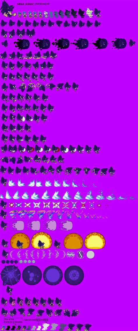 Nega Chaos Sprite Sheet By Redballbomb On Deviantart