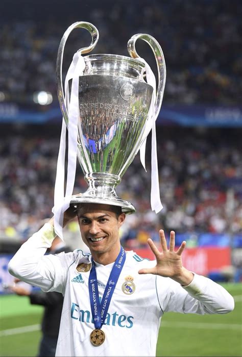 Cristiano Ronaldo Real Madrid X Champions League Trophy Poster Empire