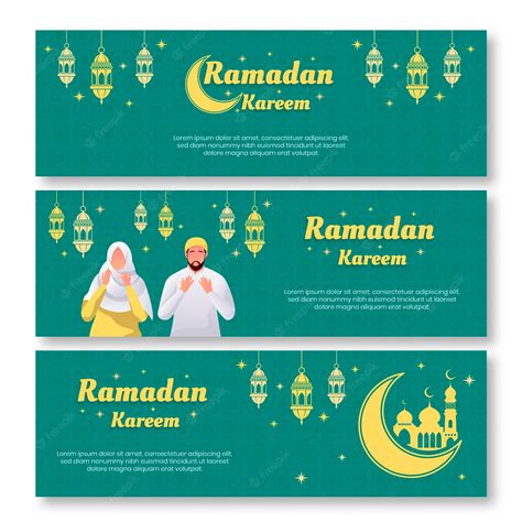 Premium Vector Ramadan Banners Template