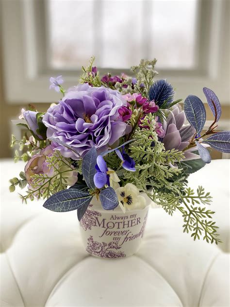 Mothers Day Flower Arrangement T For Mother Silk