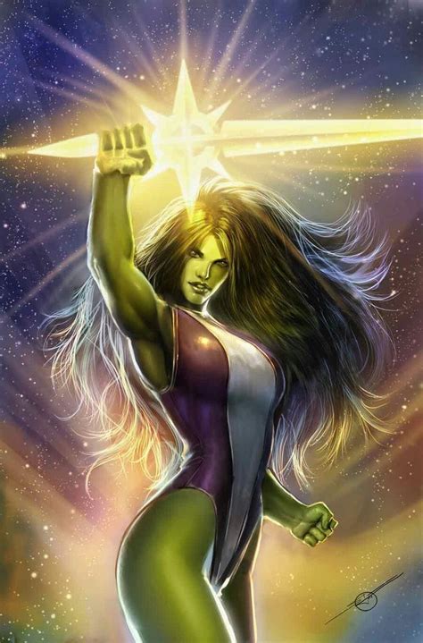 she hulk cover by nebezial shehulk hulk marvel superhero
