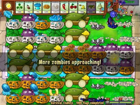 Plants Vs Zombies Endless Survival Strategies — 1000