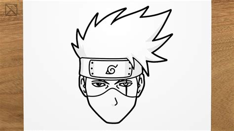 How To Draw Kakashi Naruto Step By Step Easy Youtube