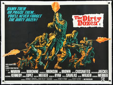 The Dirty Dozen Movie Poster 1967 Film Art Gallery