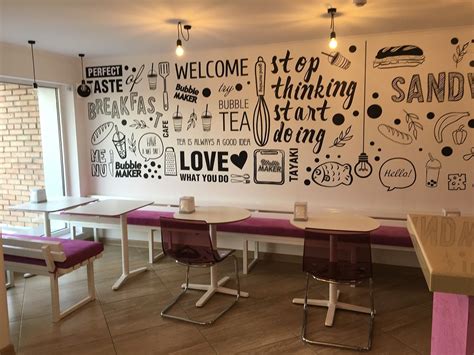 Wall In Cafe On Behance Cafe Wall Bar Wall Design Cafe Interior Design