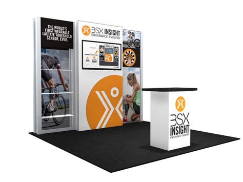 10x10 Turn Key Trade Show Booth Design 1329 Booking Relations