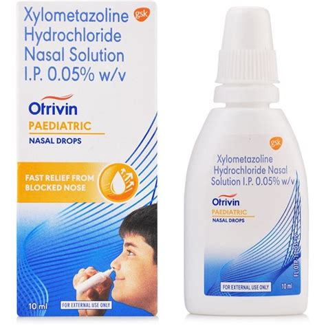 Otrivin Oxy Fast Relief Paediatric Nasal Spray 10ml Buy Online At Best