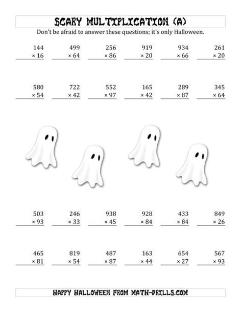 We did not find results for: Scary Multiplication (3-Digit by 2-Digit) (A)