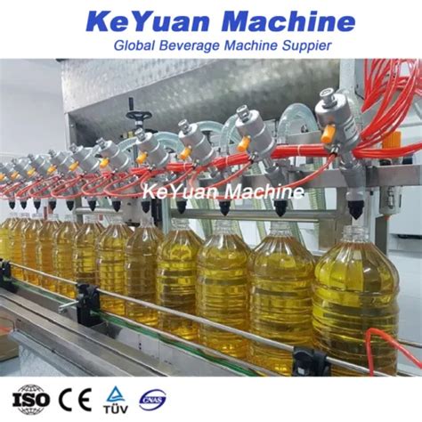 Linear Type Automatic Edible Oil Piston Filling Machine Production